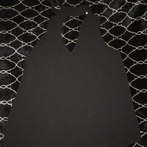 Black casual tank top